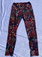 floral paisley leggings