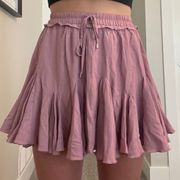 Purple High waisted Skirt From Boutique 