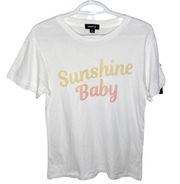 Wildfox  Sunshine Baby single stitch graphic Keke t-shirt size S