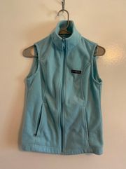 Teal Fleece Vest