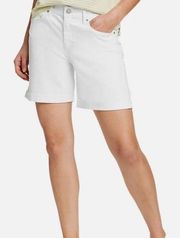 Eddie Bauer 5 Pocket Low Rise Shorts White