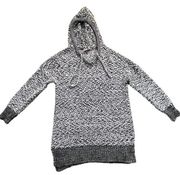 Marleylilly black and white hooded sweater