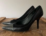 DONALD PLINER Couture Croc Pumps