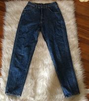 Vintage High Waist LEE Riders Blue Stone Wash Jean