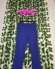 Macy’s Women’s Purple Mid Rise Pant Suit Slim Fit Business Bottoms U.S 0