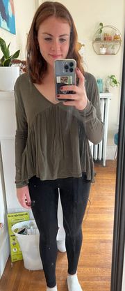 Olive Green Top