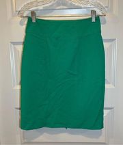 Worthington Green Career Knee Length Pencil Skirt size 4