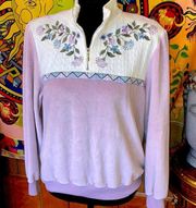 Vintage Alfred Dunner petite medium floral sweatshirt