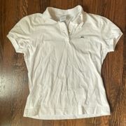 Lacoste white polo