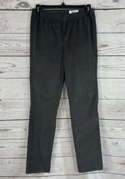 Karen Scott Petite Petite PP Corduroy Pants Elastic Comfort Waist Charcoal Gray