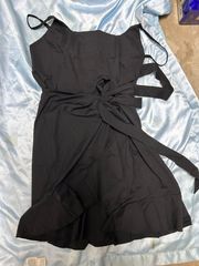 Black Wrap Dress 
