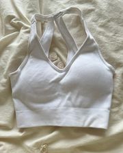 White Workout Top