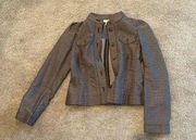 Loft Brown patterned jacket blazer never worn