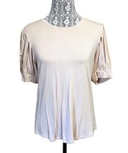 T Tahari Short Sleeve Puff Sleeve T Shirt Brand New / Size Large