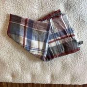 Zara plaid scarf one size