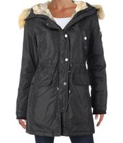 1 Madison Coat Parka Expedition Heritage Media Black Rutched Cargo Jacket