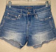 Shyanne Women's Denim Jean Cut Off Shorts Size 28