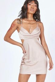 Silky Champagne Dress