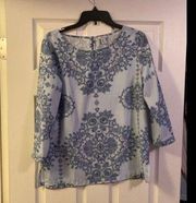 Paraphrase blue blouse M