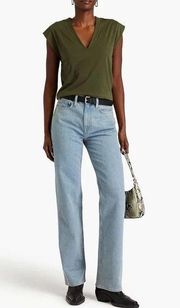 NWT  Le Jane high-rise straight-leg jeans sz 29