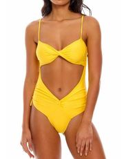 Agua Bendita Nyssa Sunshower One Piece Swimsuit Size XL NWT $290