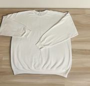 Nublend White 2X Crewneck Sweatshirt