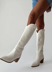 Billini White Cowboy Boots