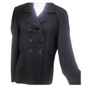 Kenar Double Breasted Pea Coat Jacket