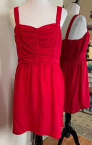 XL Red Sleeveless Dress