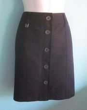 Michael Kors Navy Blue Mini Pencil Skirt Size 6