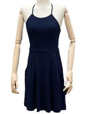 🎉HP🎉 B Darlin navy blue juniors minidress w/ pockets/ 3/4 /Excellent condition