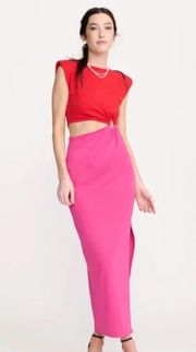 colorblock Maxi Dress