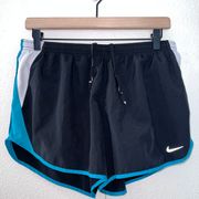 Nike Black Blue Dri Fit Tempo Running Short