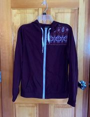 Empyre Maroon Windbreaker