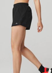 black athletic shorts