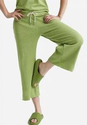 NWT MATE the Label Green Organic Thermal Wide Leg Pant - 3X