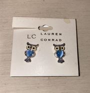 Lauren Conrad Owl Earrings