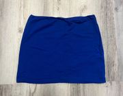 Blue Mini Skirt