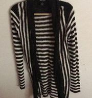 Black and white cardigan