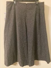 New NOS Jones Wear Gray Wool Blend Long Lined Skirt Size 18