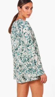 Pacific&Co Indi Woven Floral Tie Crop & Shorts -Ord