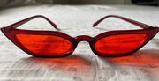 SheIn Red Cat eye sunglasses