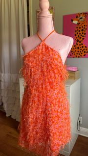 Orange + Pink Dress