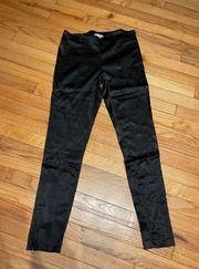 H&M Vintage Y2k Satin Shiny Zip ankle Skinny Fit Trousers Casual  Whimsgoth Emo Punk