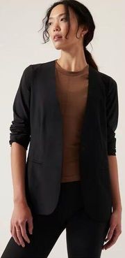 Athleta Avenue Blazer Jacket in Black Size 4