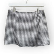 Vintage Y2K BeBop White Gray Checkered Mini Skirt 27