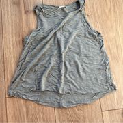 Club Monaco Gray High Neck Tank Top