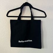 Reformation Tote Bag Small Black 14x12.5”