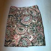 Van Heusen Studio Paisley Print Pencil Skirt