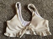 Bikini Top Cream Size Small 